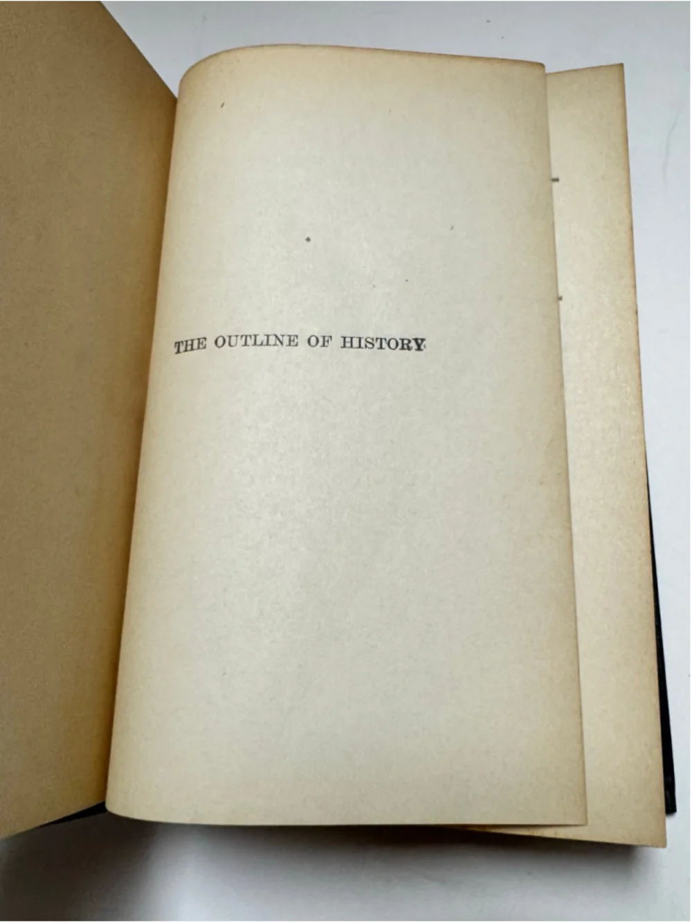 The Outilne Of History By H.G. Wells Complete In One Volume 1929 Hardcover No DJ